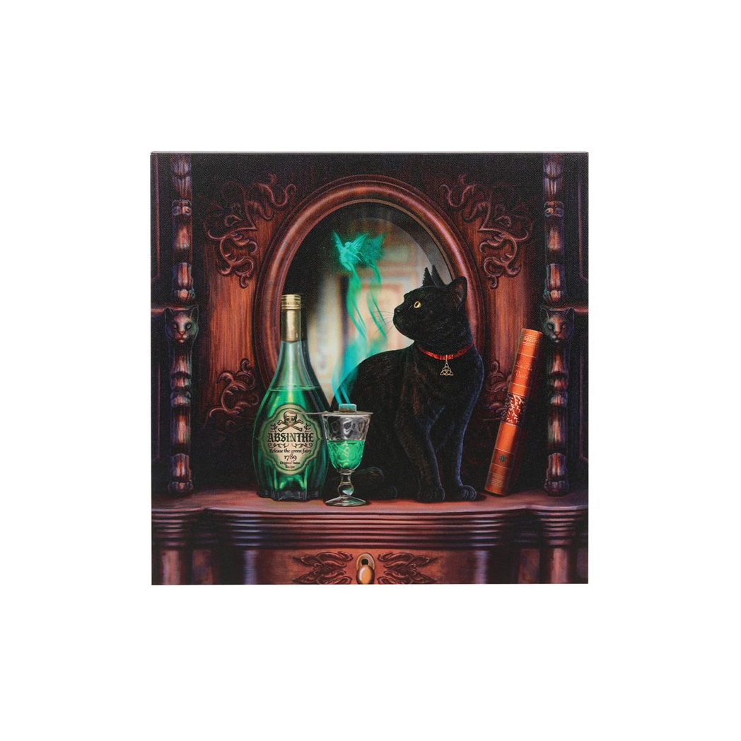 Absinthe Light Up Canvas Plaque by Lisa Parker - Image 2