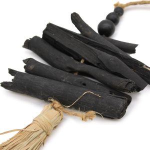 Hanging Driftwood Tassel 42cm natural wall art