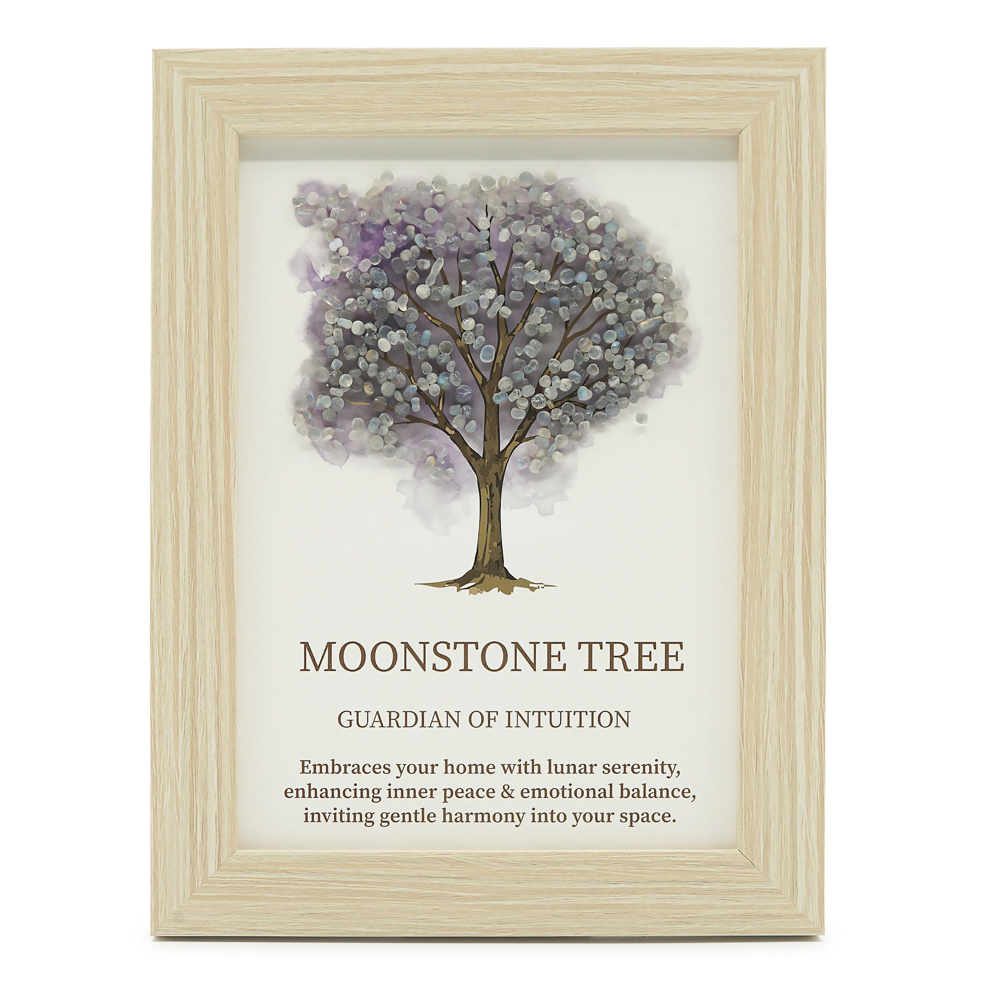 Gemstone Picture - Tree of Life - Moonstone (20x14.7x1cm) - Image 3