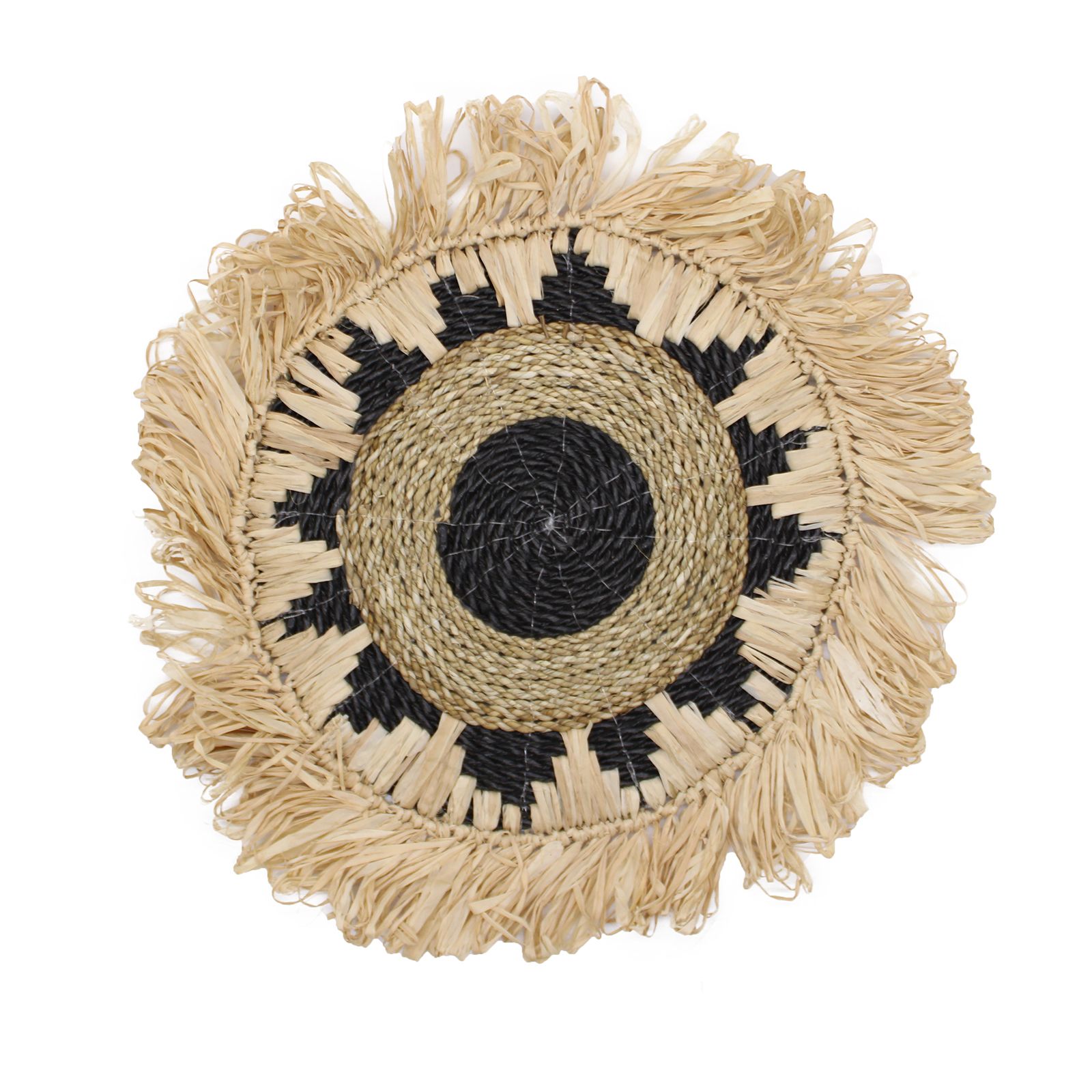 Set of Six Natural Wall Art Hangings - Kribo Collection