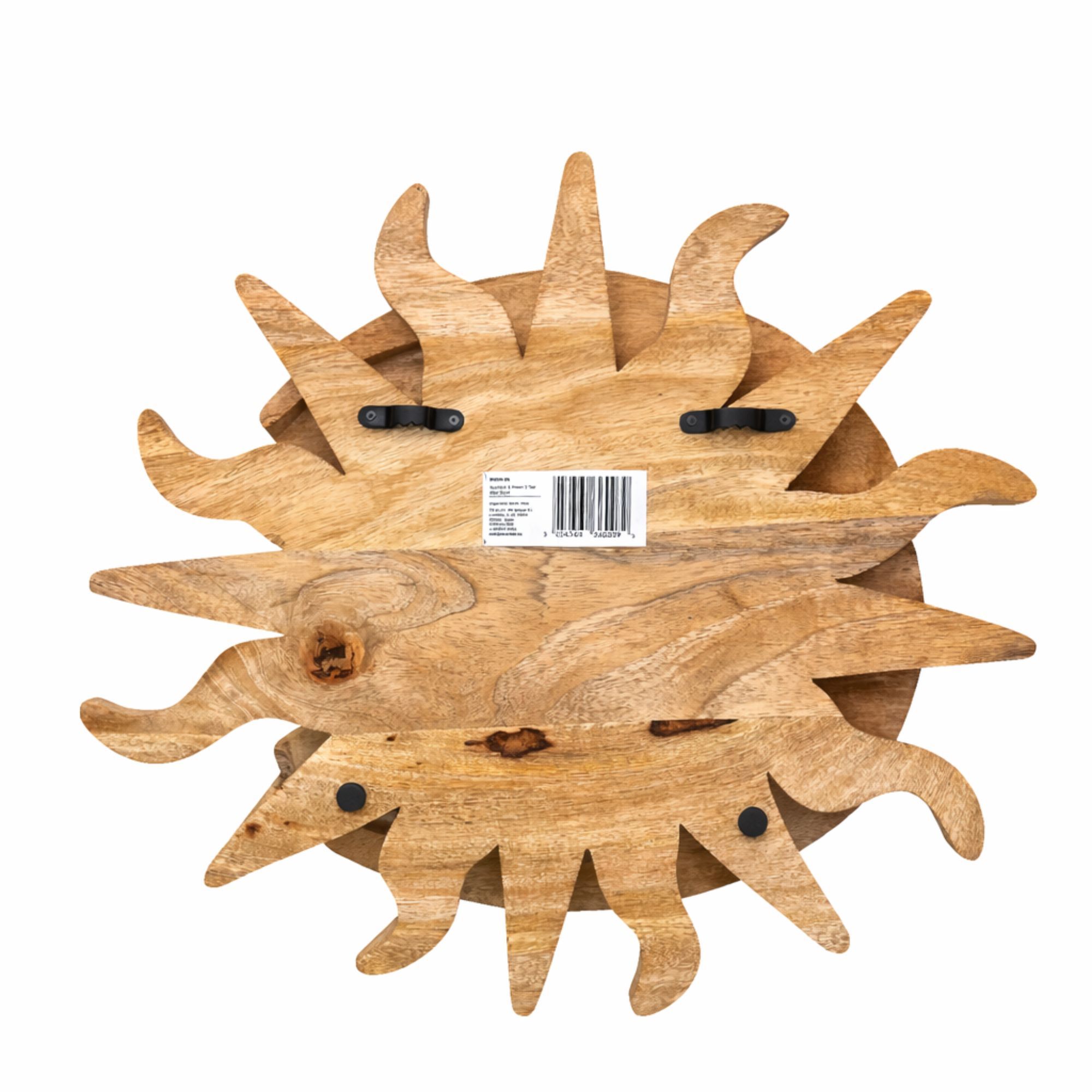 Sunrays & Moon 3 Tier Wall Shelf - Image 2