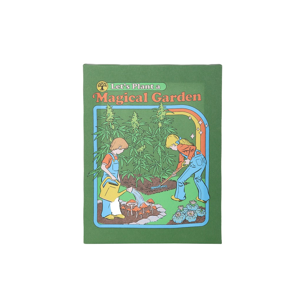 Magical Garden Canvas Plaque by Steven Rhodes 19 x 25cm - Image 2