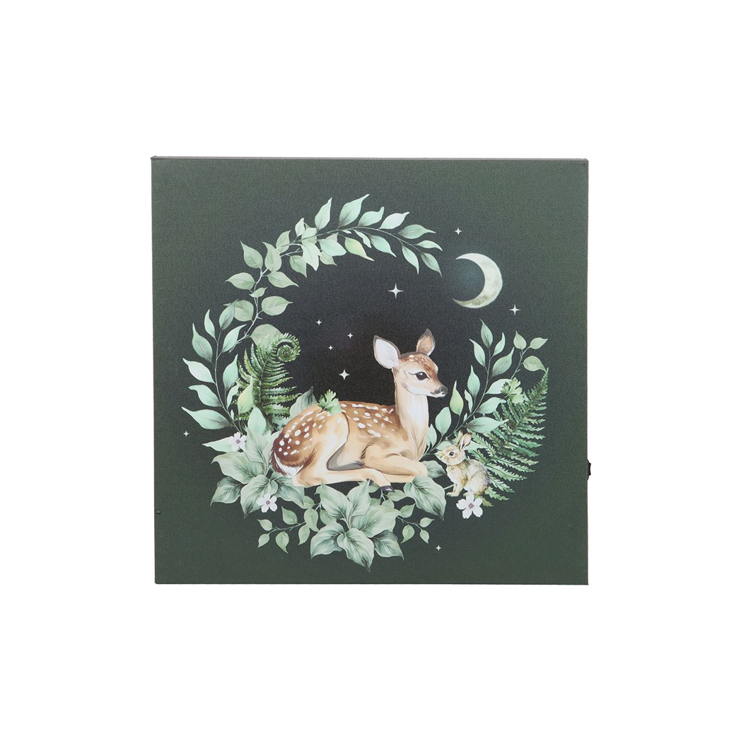 Fawn Light Up Canvas Plaque - Image 2