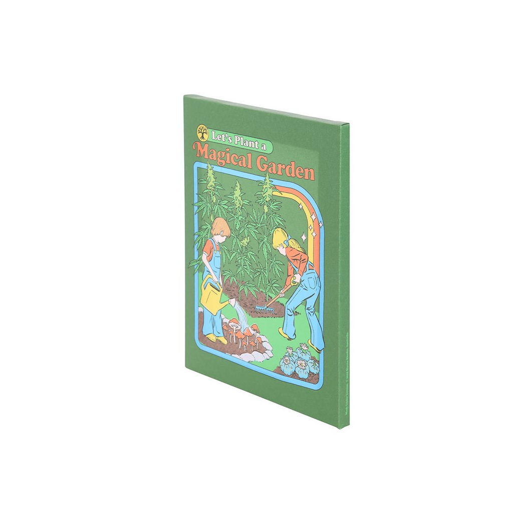 Magical Garden Canvas Plaque by Steven Rhodes 19 x 25cm - Image 3