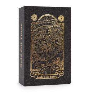 Decorative Gold Foil Tarot Set with Book - Gift Box