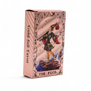 Decorative Rose Gold Foil Tarot Card Set - Moon Phase - with booklet