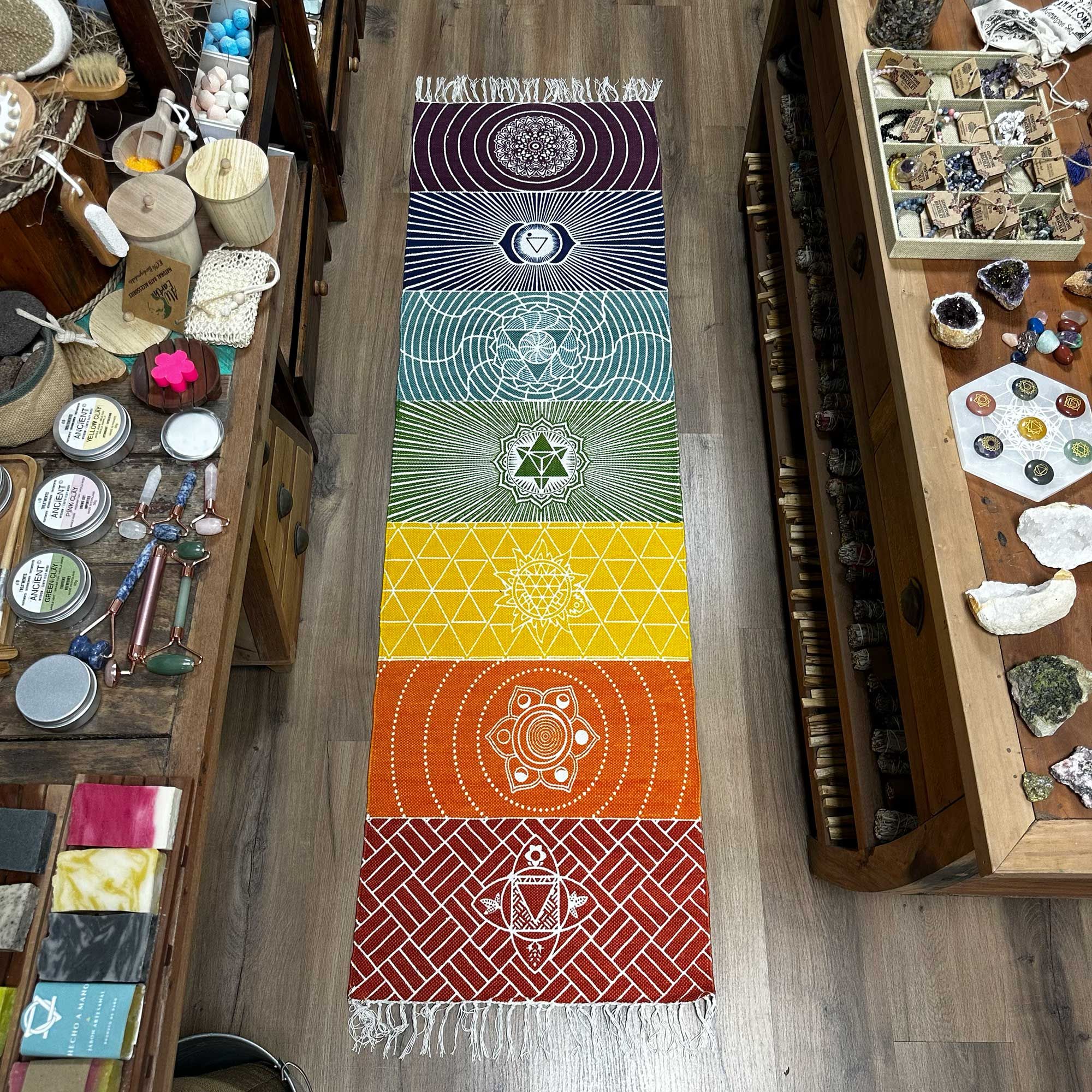 Decorative Yoga Rug Wall hanging- 60x200cm - 7 Chakras - Image 7