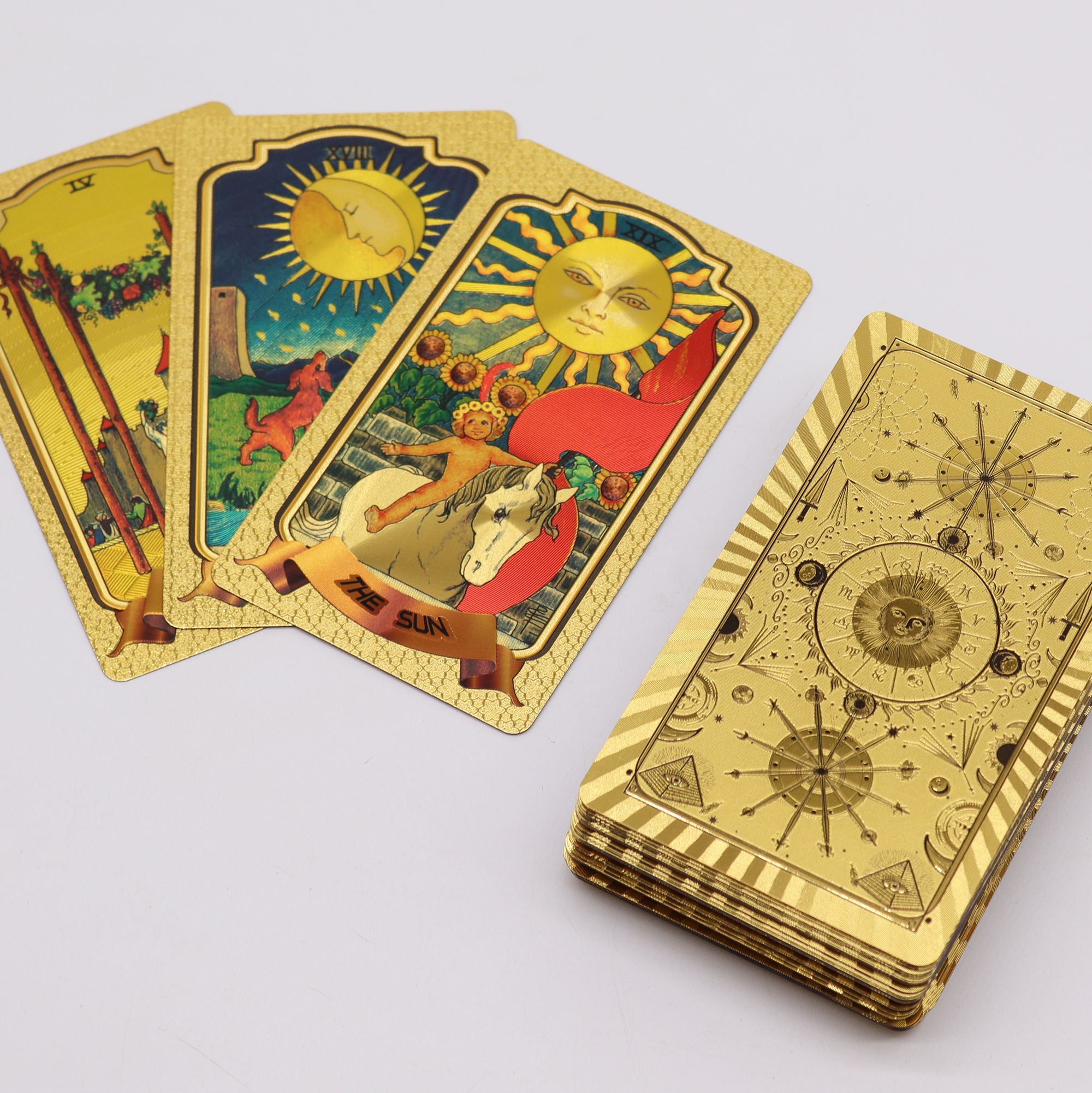 Decorative Golden Tarot Cards - Image 2