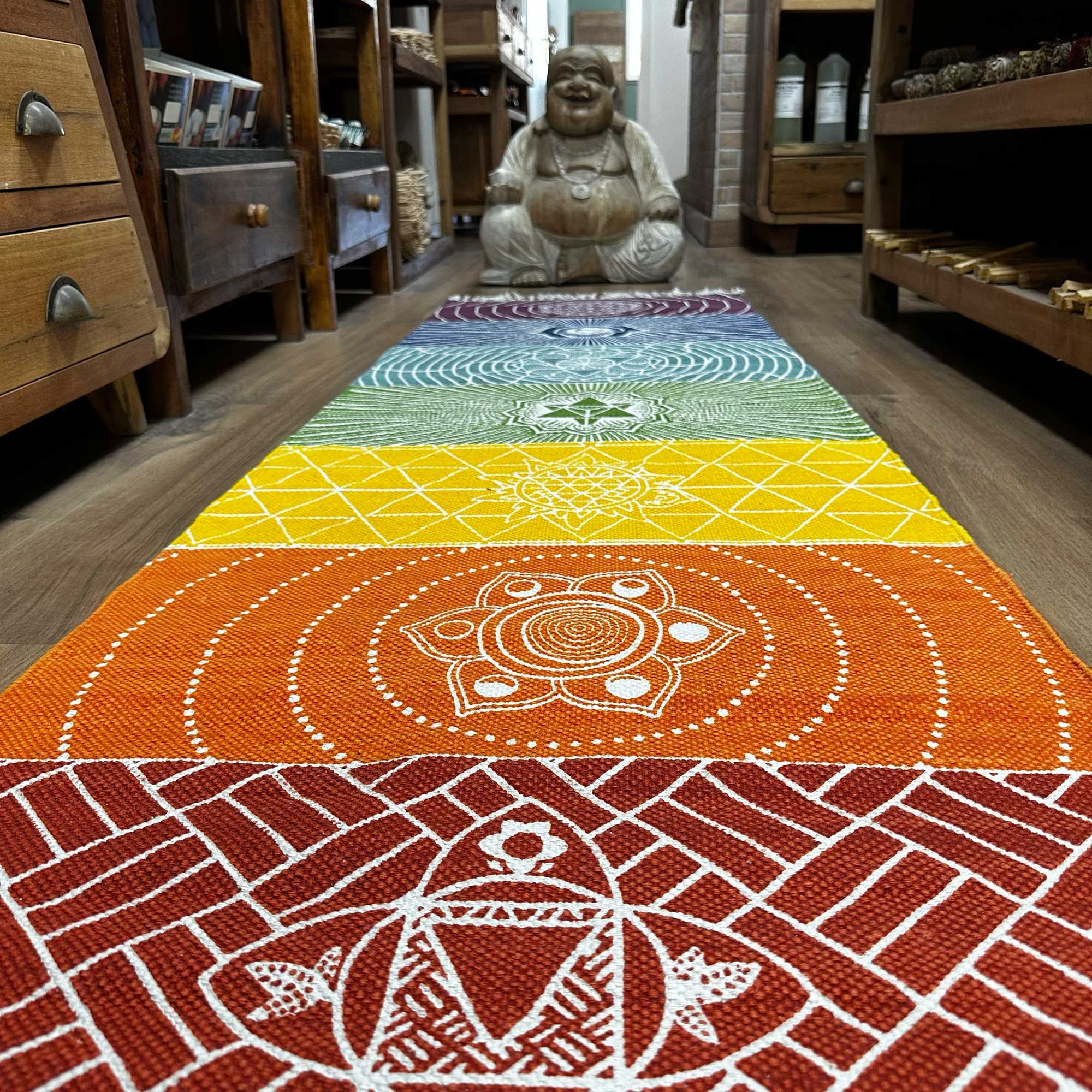 Decorative Yoga Rug Wall hanging- 60x200cm - 7 Chakras - Image 6