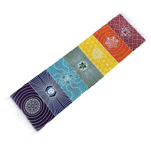 Decorative Yoga Rug Wall hanging- 60x200cm - 7 Chakras