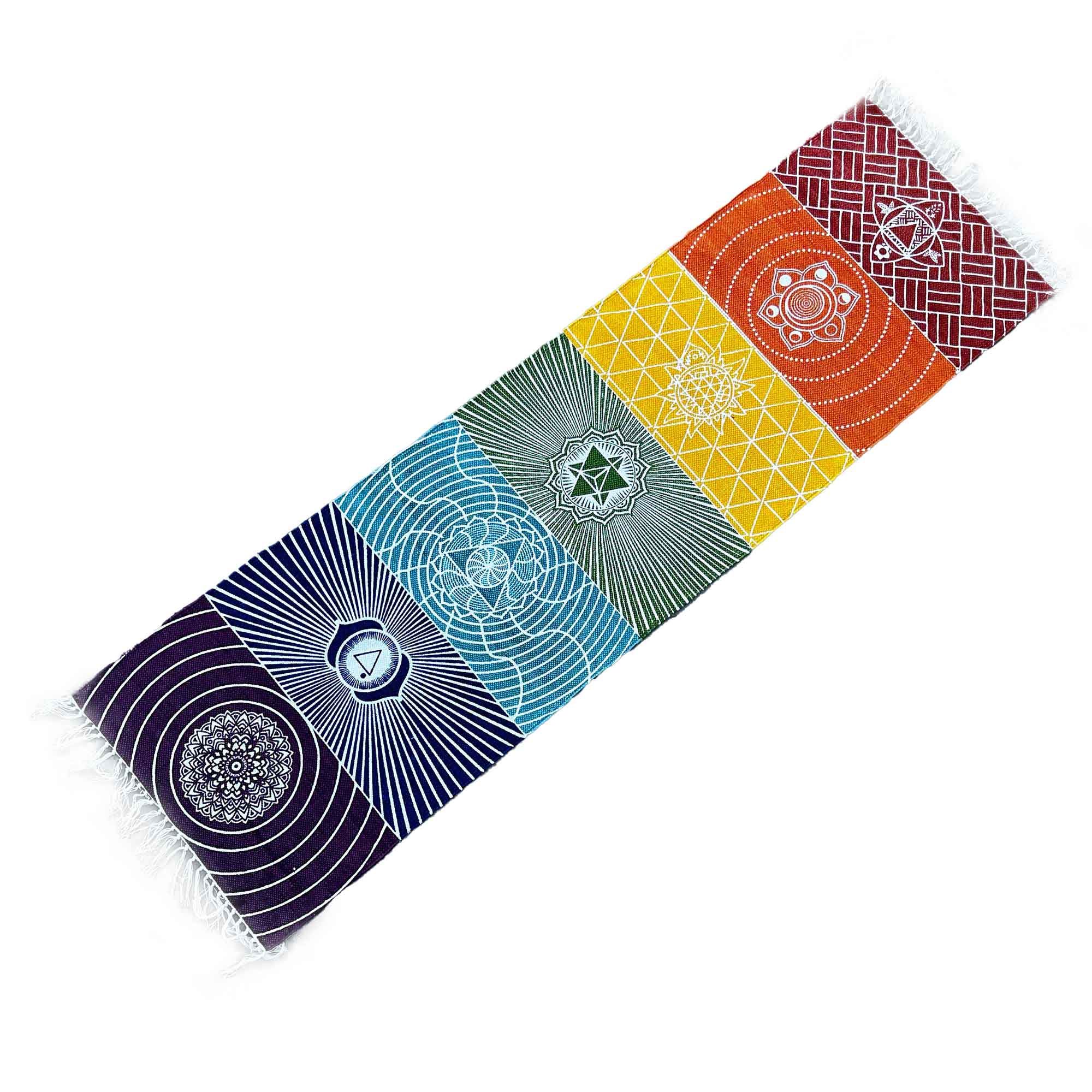 Decorative Yoga Rug Wall hanging- 60x200cm - 7 Chakras