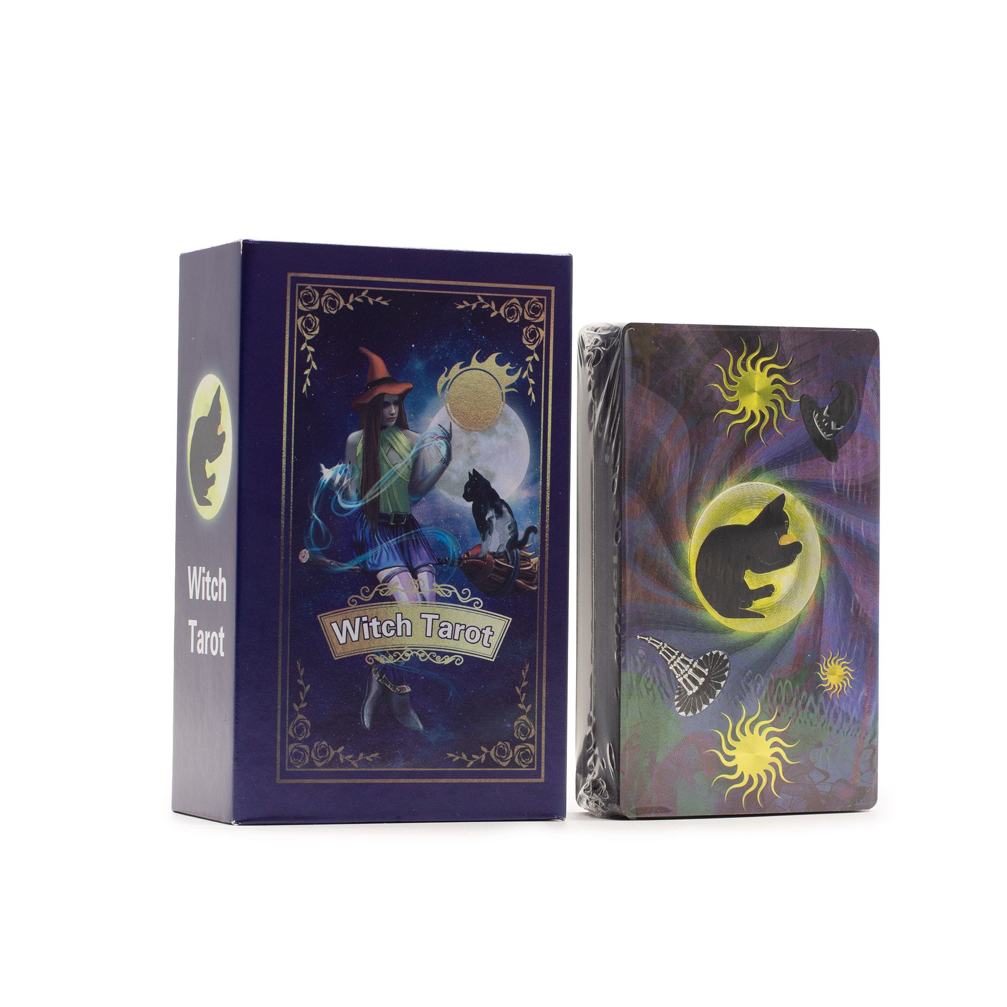 Decorative Purple Foil Tarot Card Set - Witch Tarot - with booklet - Image 4