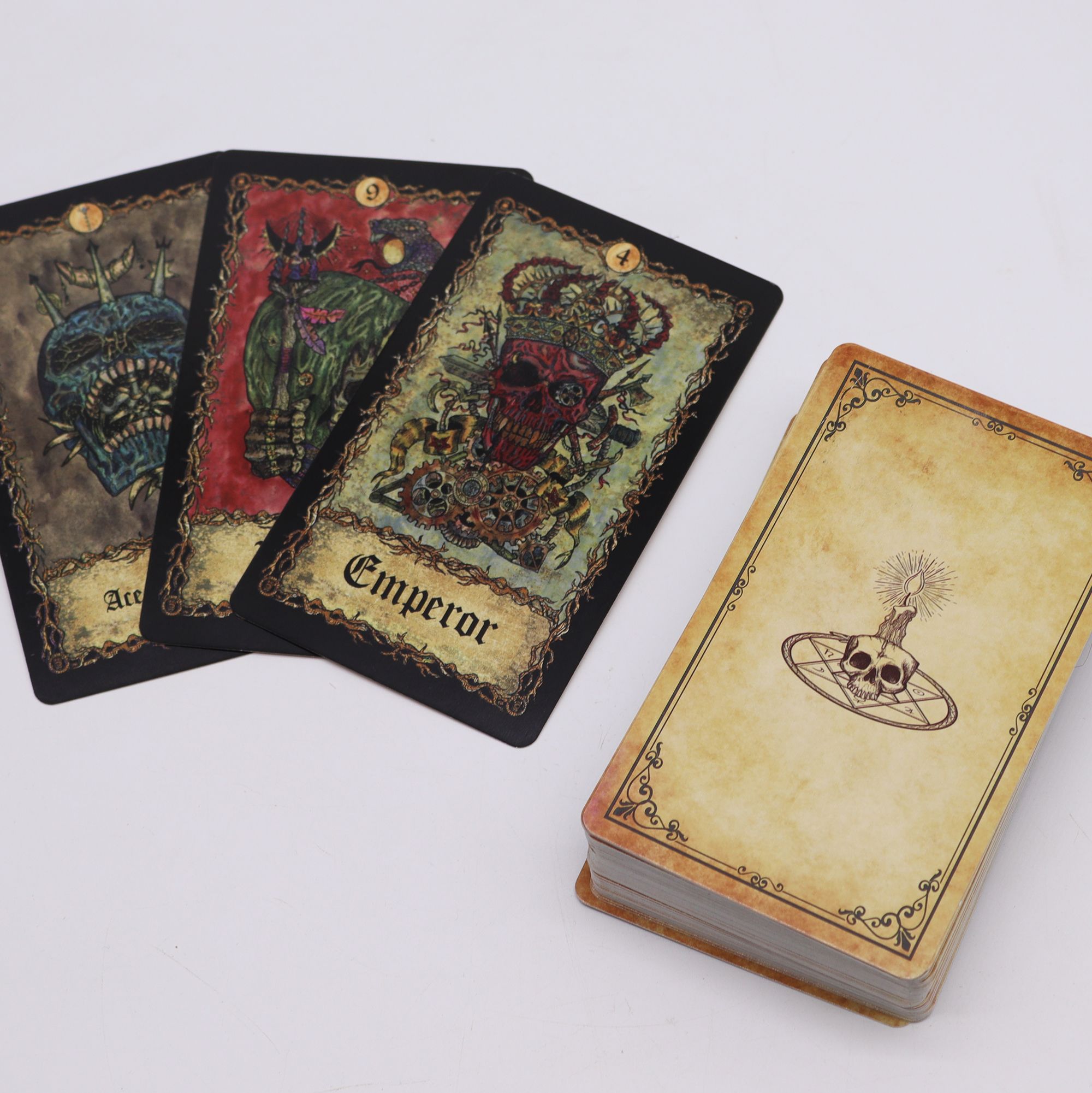Decorative Tarot Cards with Guide Book - Requiem Arcana