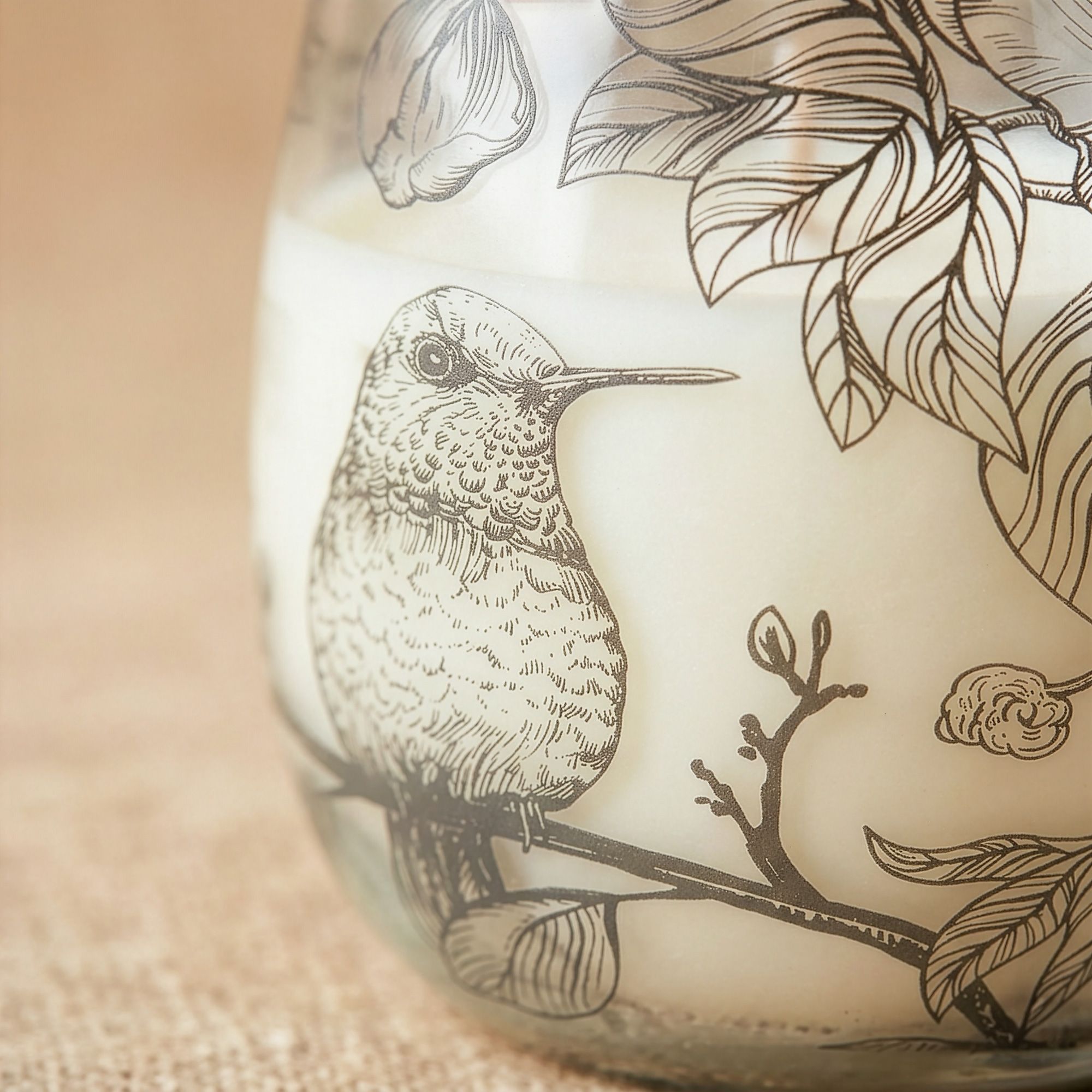 lovely Medium Glass Jar Candles - Drawn by Flame - Image 4