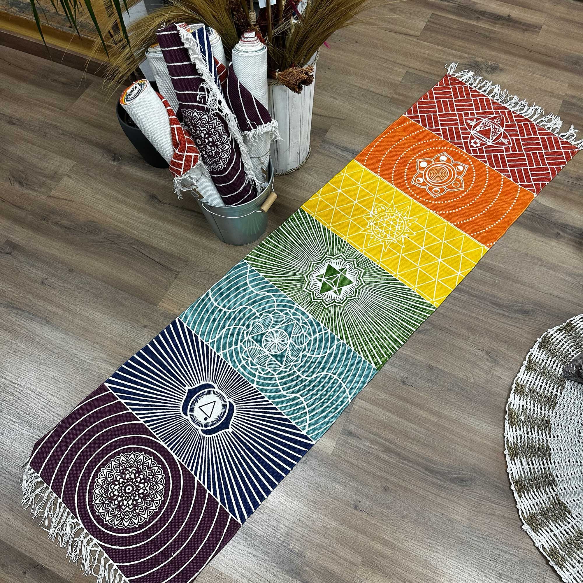 Decorative Yoga Rug Wall hanging- 60x200cm - 7 Chakras - Image 4
