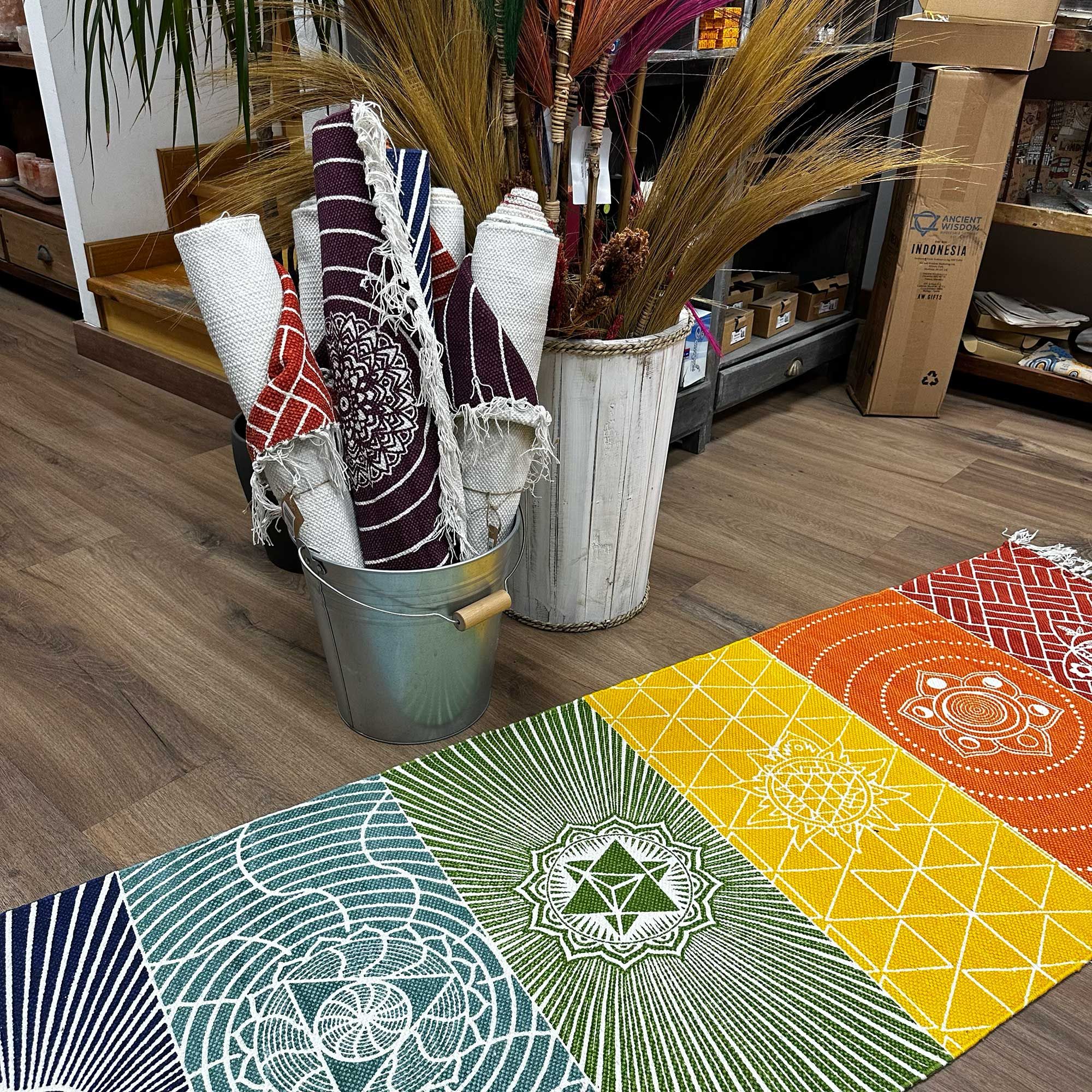 Decorative Yoga Rug Wall hanging- 60x200cm - 7 Chakras - Image 5