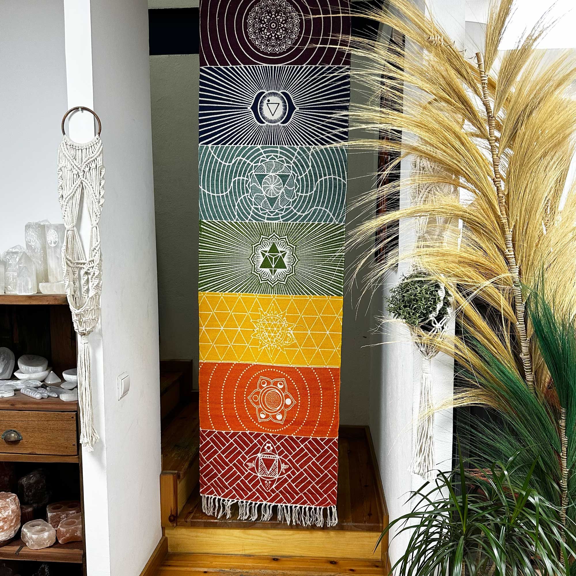 Decorative Yoga Rug Wall hanging- 60x200cm - 7 Chakras - Image 10