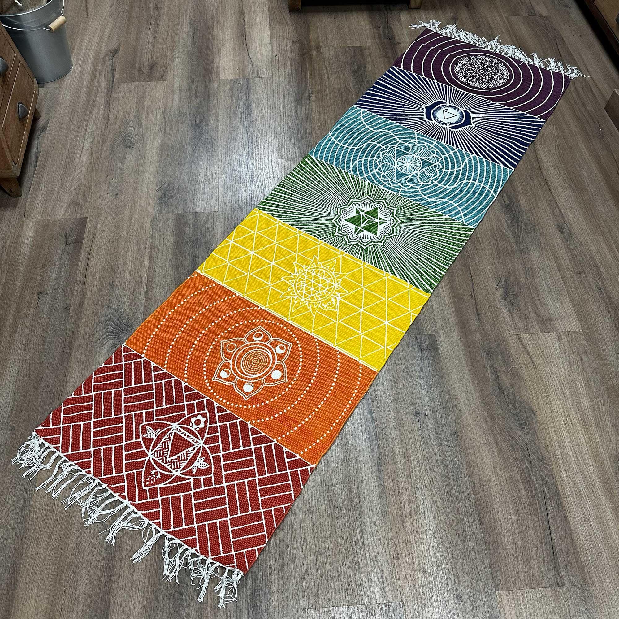 Decorative Yoga Rug Wall hanging- 60x200cm - 7 Chakras - Image 9