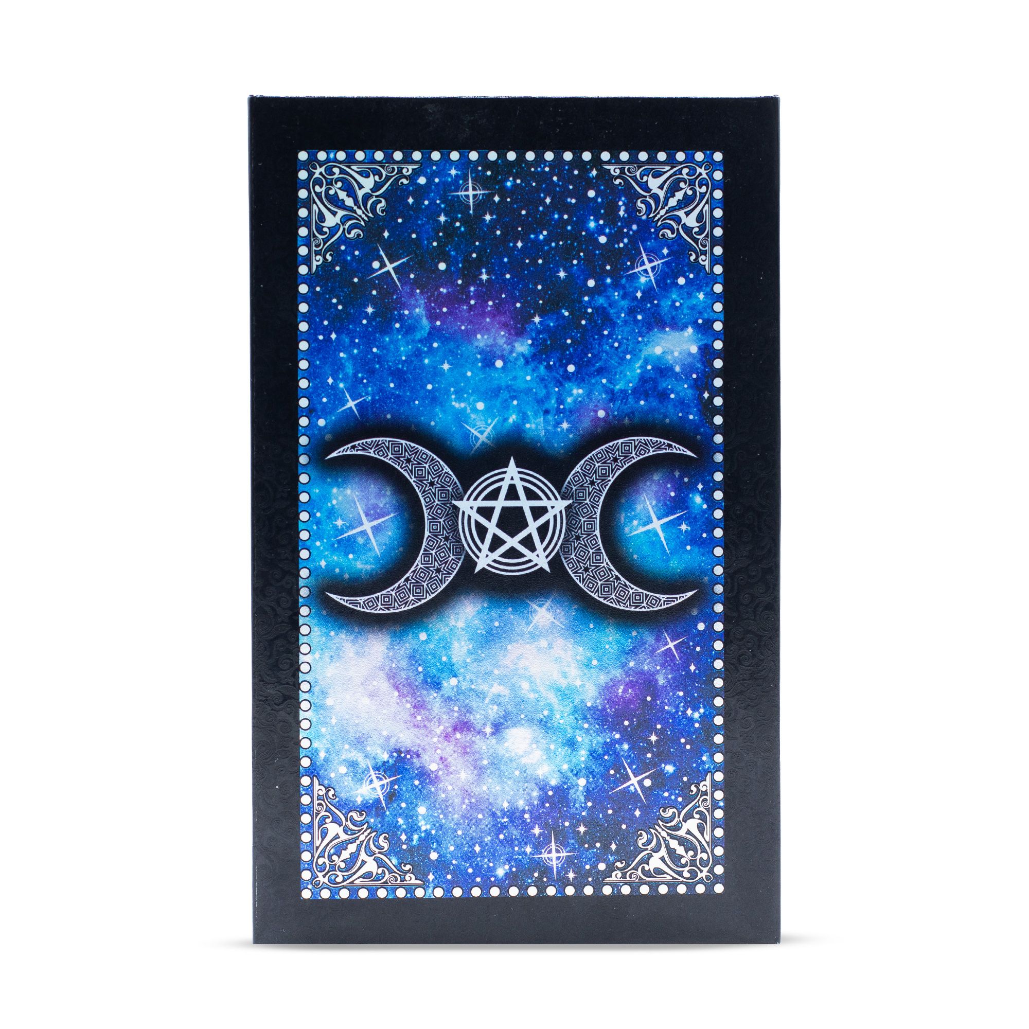 Decorative Blue Foil Tarot Card Set - Moon Face - with booklet - Image 2