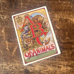 The ABC Of Animals metal wall sign, 11" x 16"