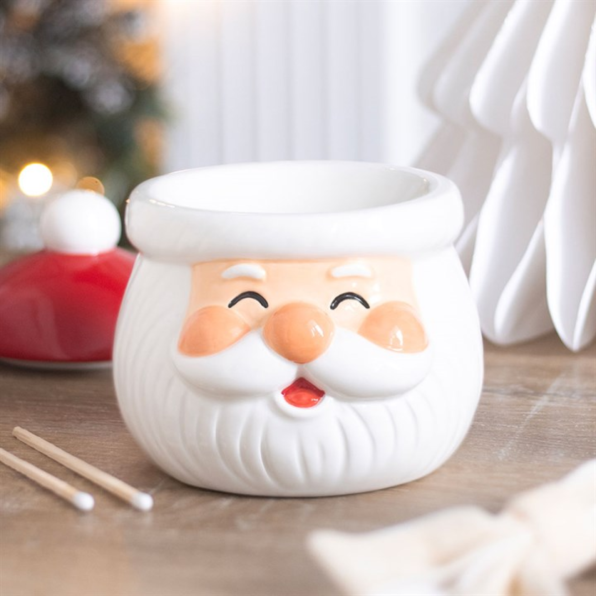 Jolly Santa Christmas Oil Burner and Wax Warmer - Image 2