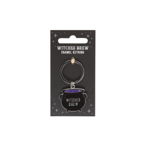 Witches Brew Cauldron Keyring