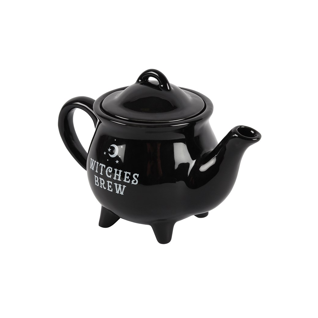 Collectable Witches Brew Black Ceramic Tea Pot - Image 2
