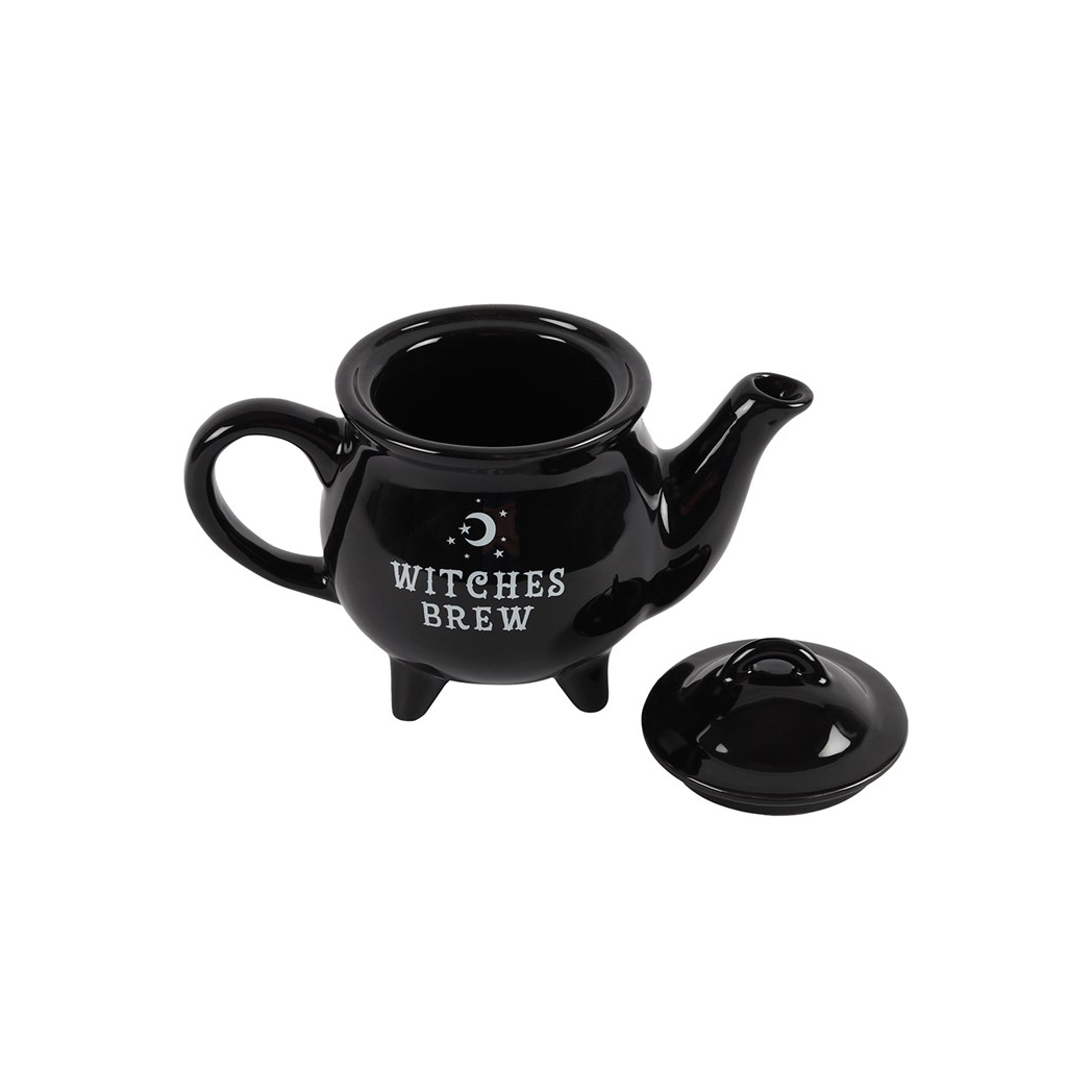 Collectable Witches Brew Black Ceramic Tea Pot - Image 3