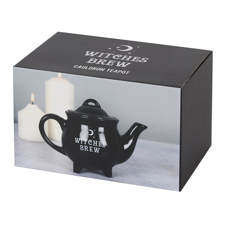 Collectable Witches Brew Black Ceramic Tea Pot - Image 4