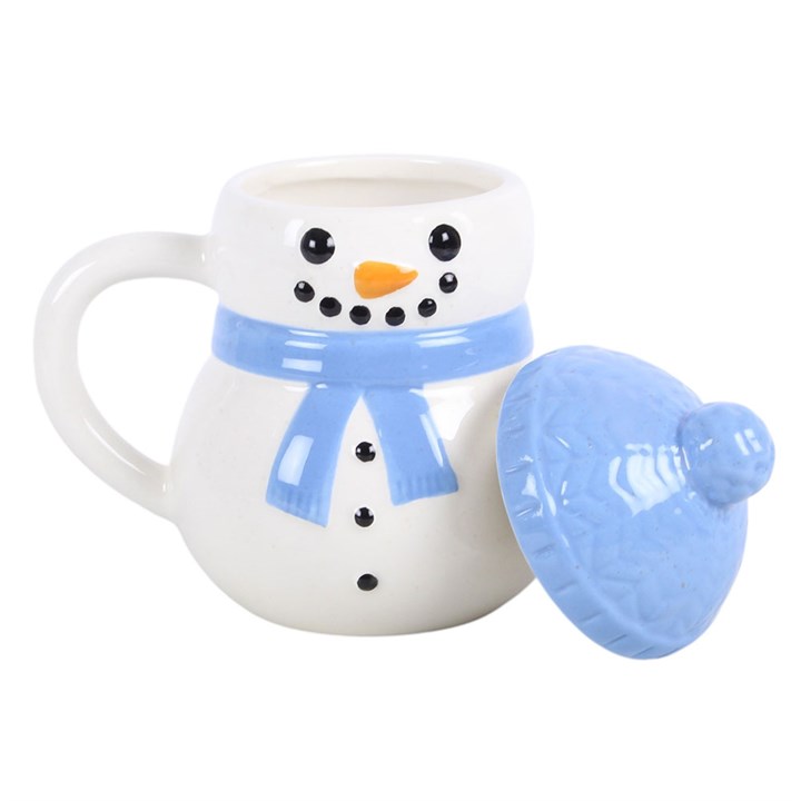 Fun Winter Snowman Lidded Mug - Image 3