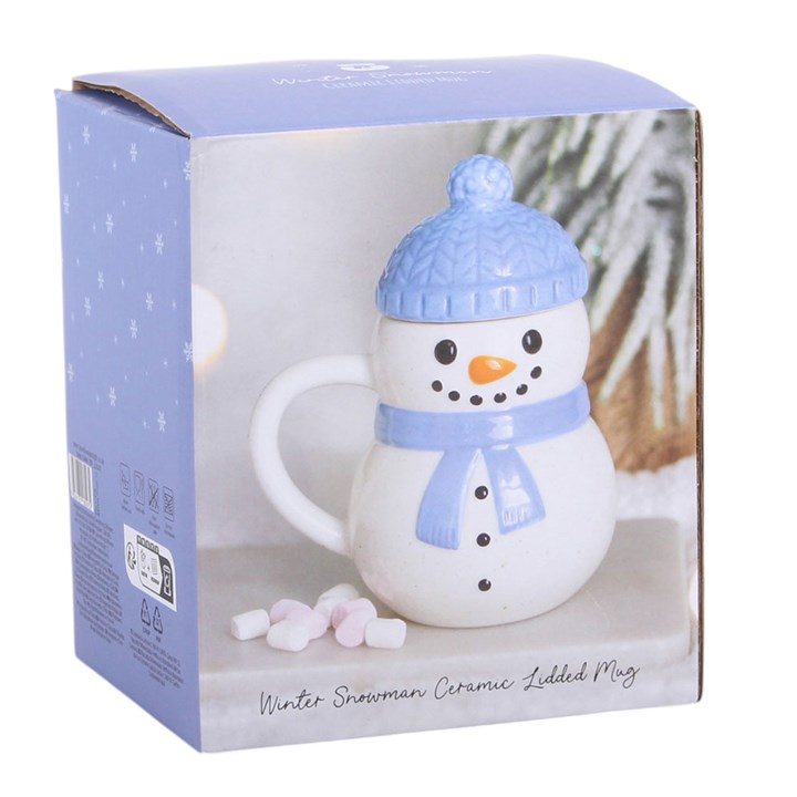 Fun Winter Snowman Lidded Mug - Image 6