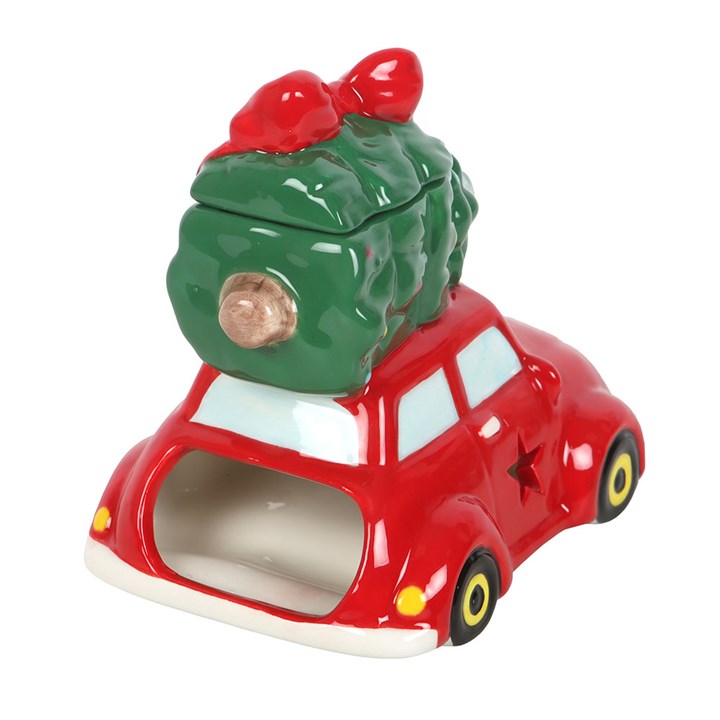 Nostalgic Car with Christmas Tree Ceramic Oil Burner and Wax Warmer - Image 4