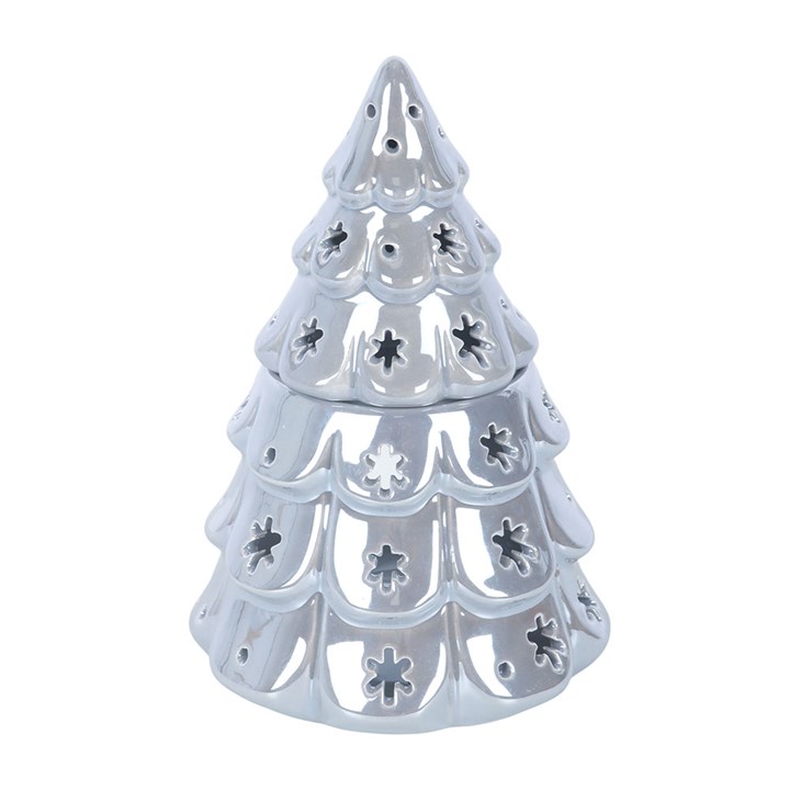 Silver Fir Tree Ceramic Oil Burner - Image 3