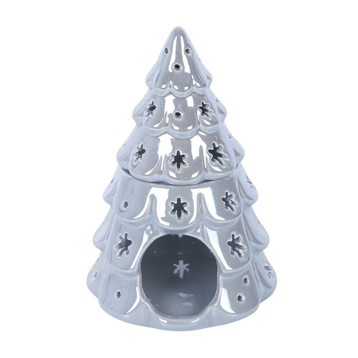 Silver Fir Tree Ceramic Oil Burner - Image 6