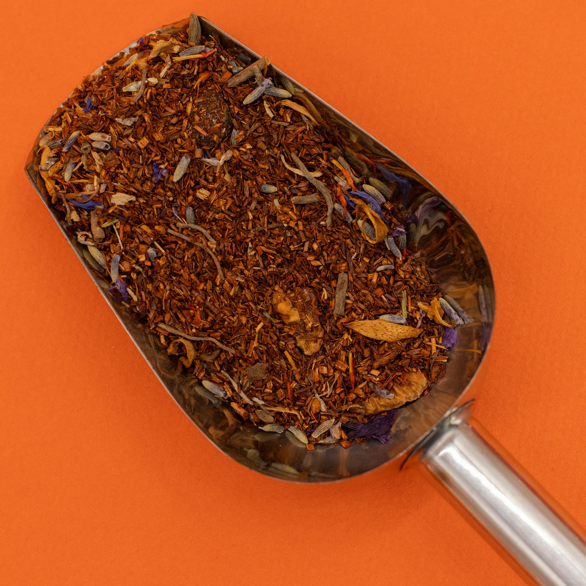 Decorative 50g Red Bush Relax Tea In a Tin - Image 4