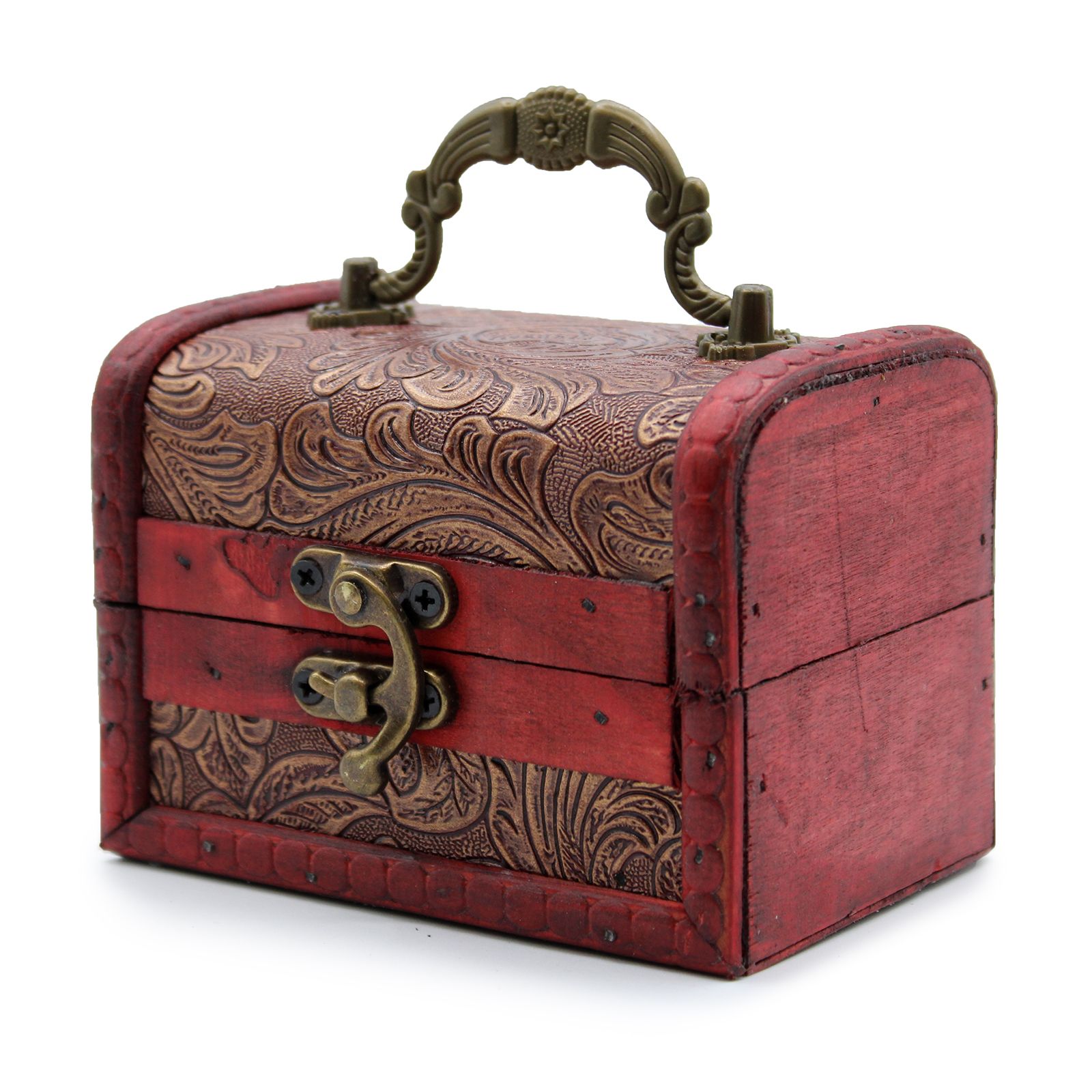 Decorative Colonial Boxes - Floral Embossed - Image 3