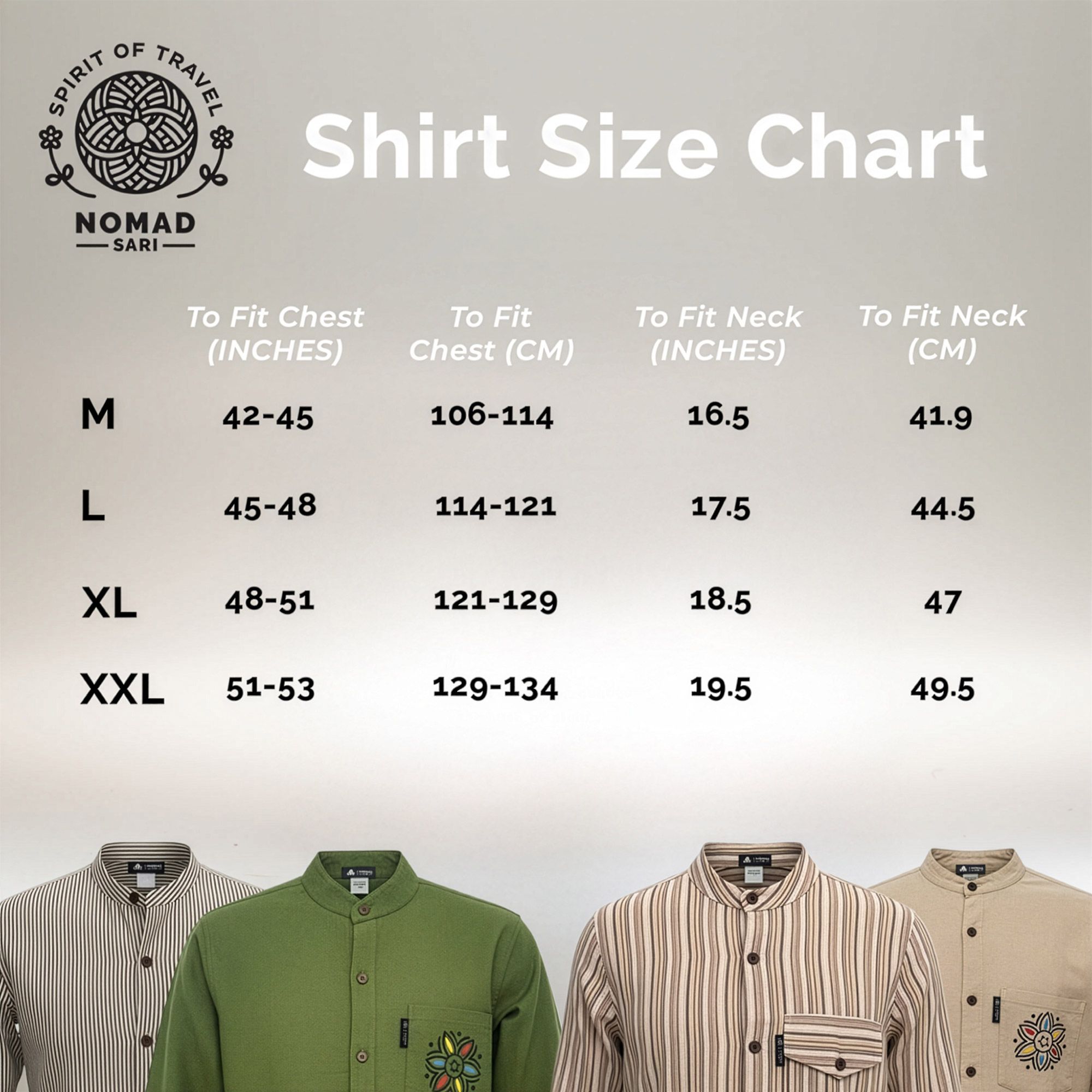 Nomad Sari Grandad Shirt - Brown Beige - Medium - Image 12