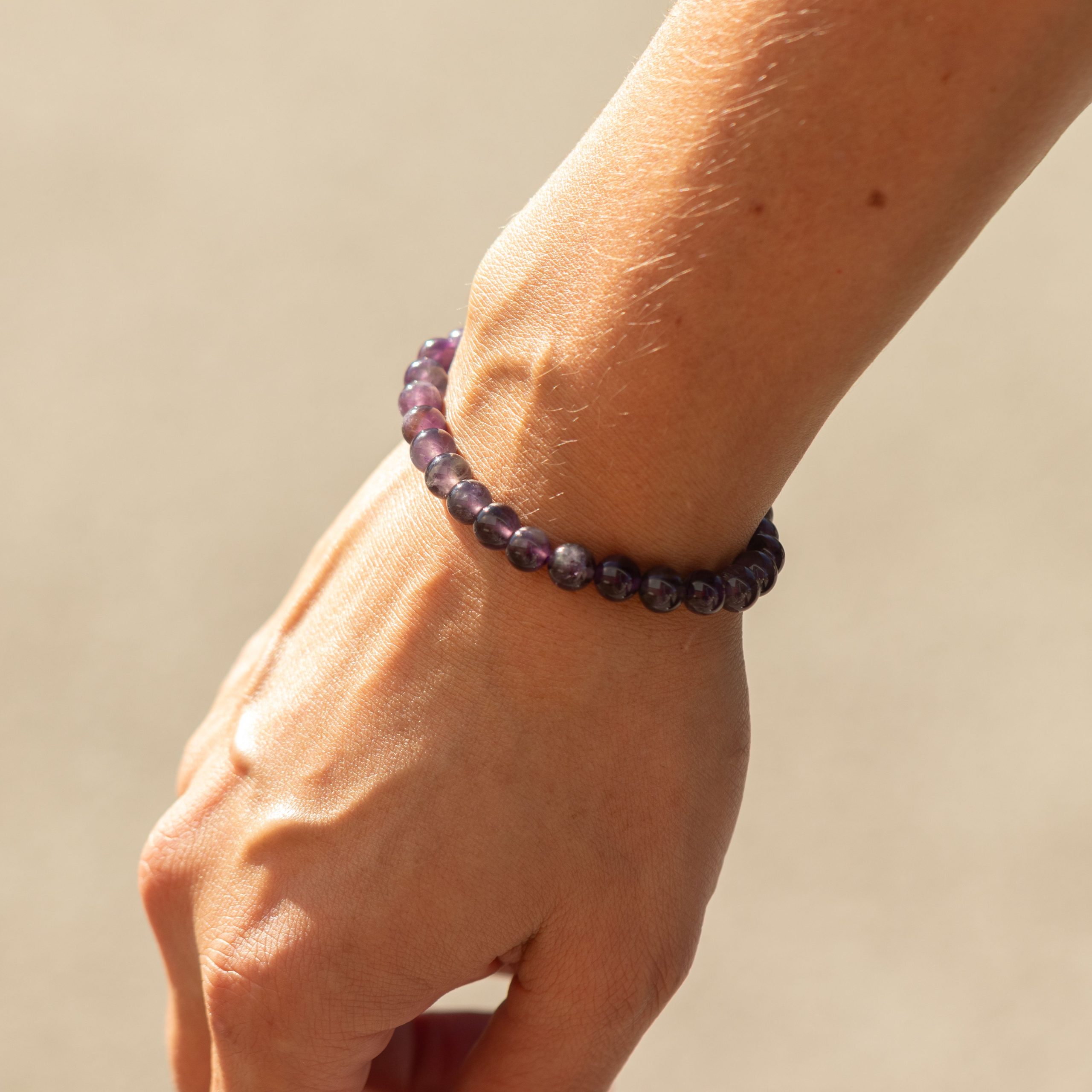 Petite Power Bracelet (17cmx6mm) - Amethyst - Image 5