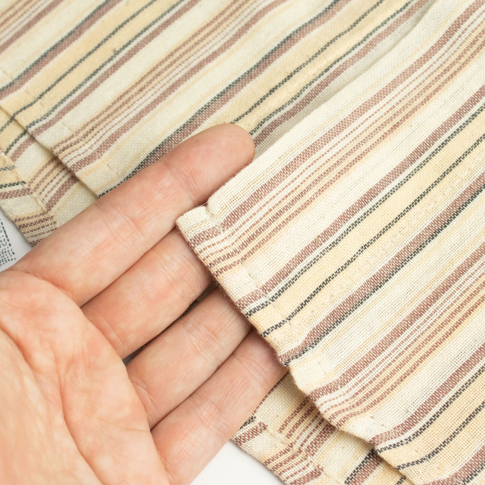 Nomad Sari Grandad Shirt - Brown Beige - Medium - Image 7