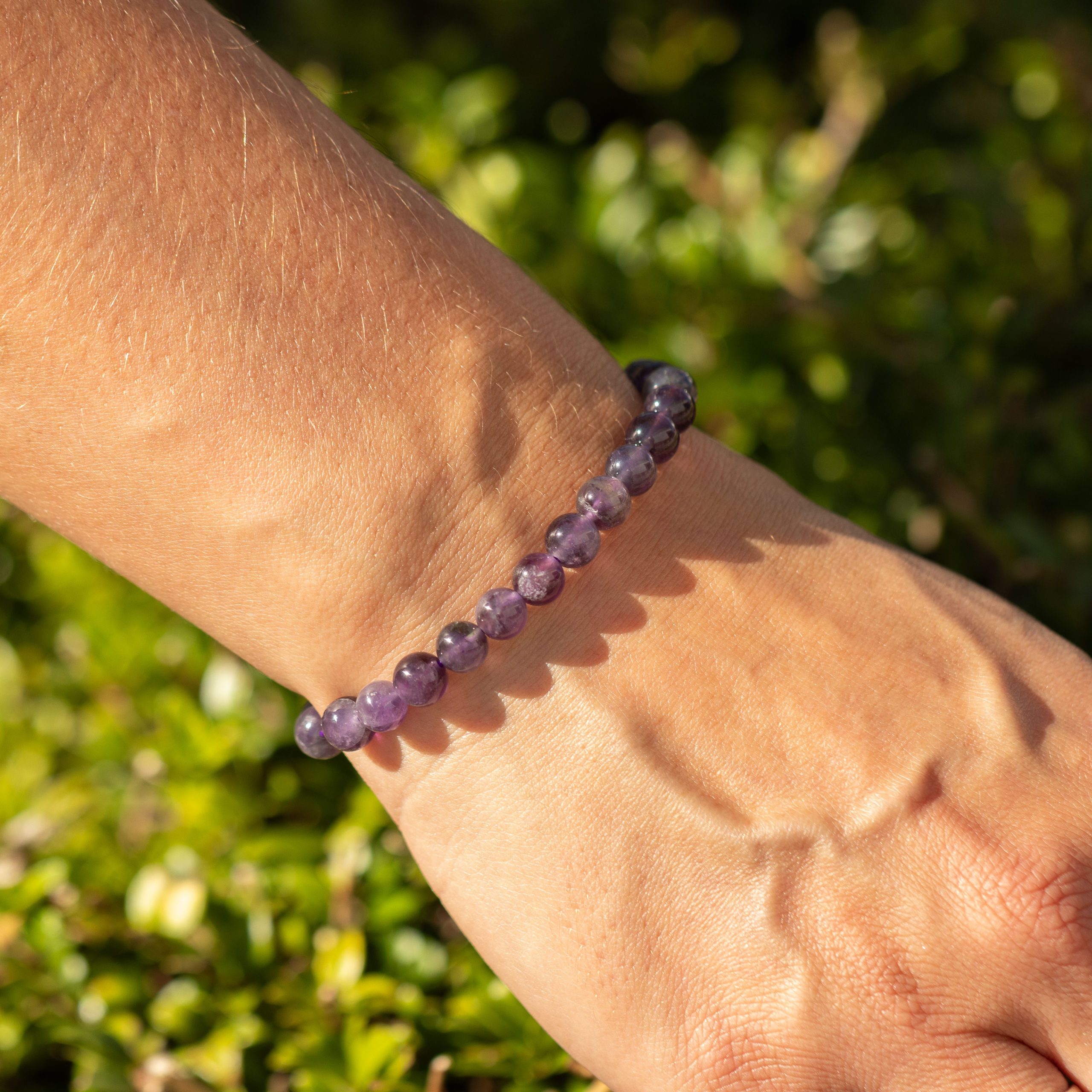 Petite Power Bracelet (17cmx6mm) - Amethyst - Image 3