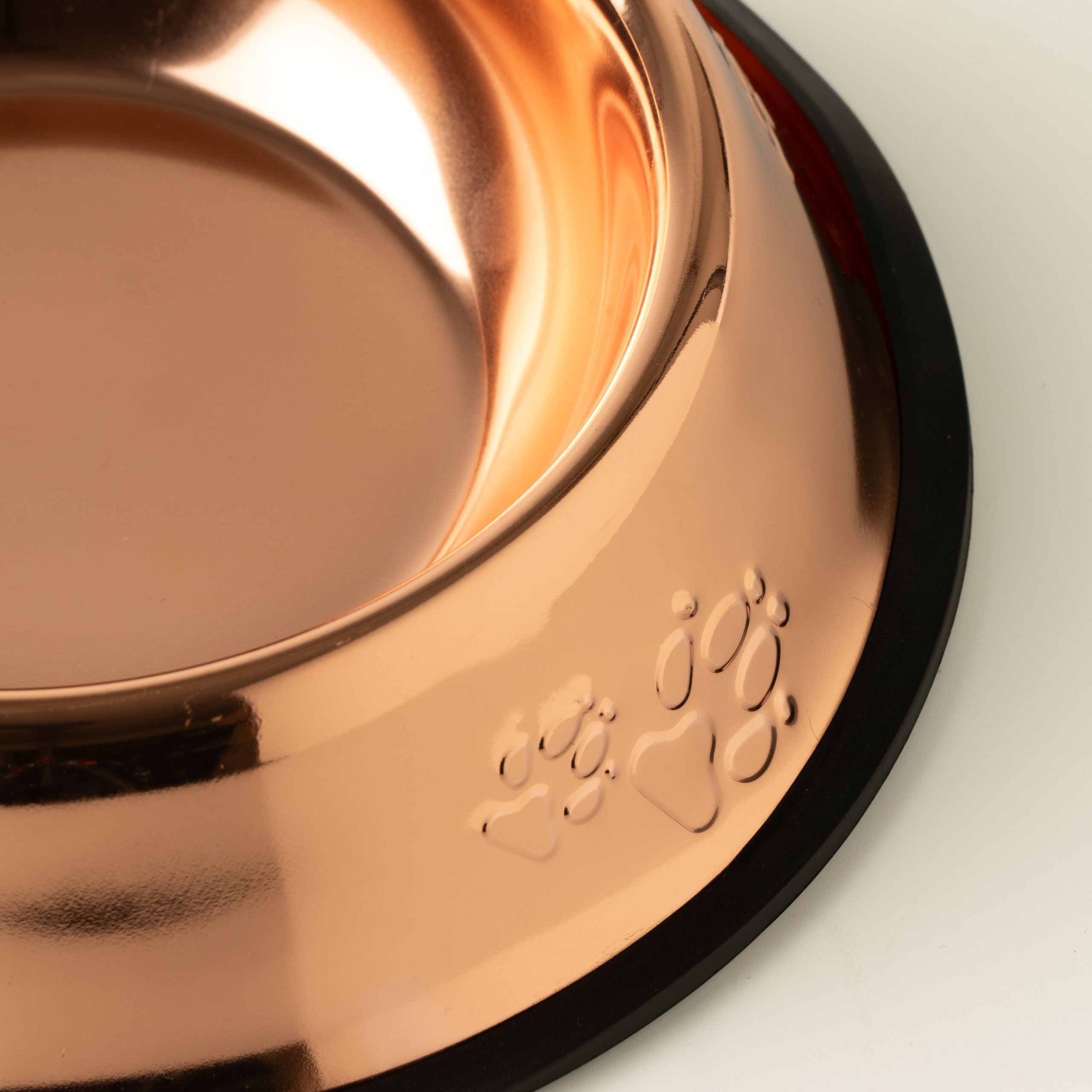 PAW Food Bowls - Single Copper Style - 22cm - Stainless Steel (304) - Image 4