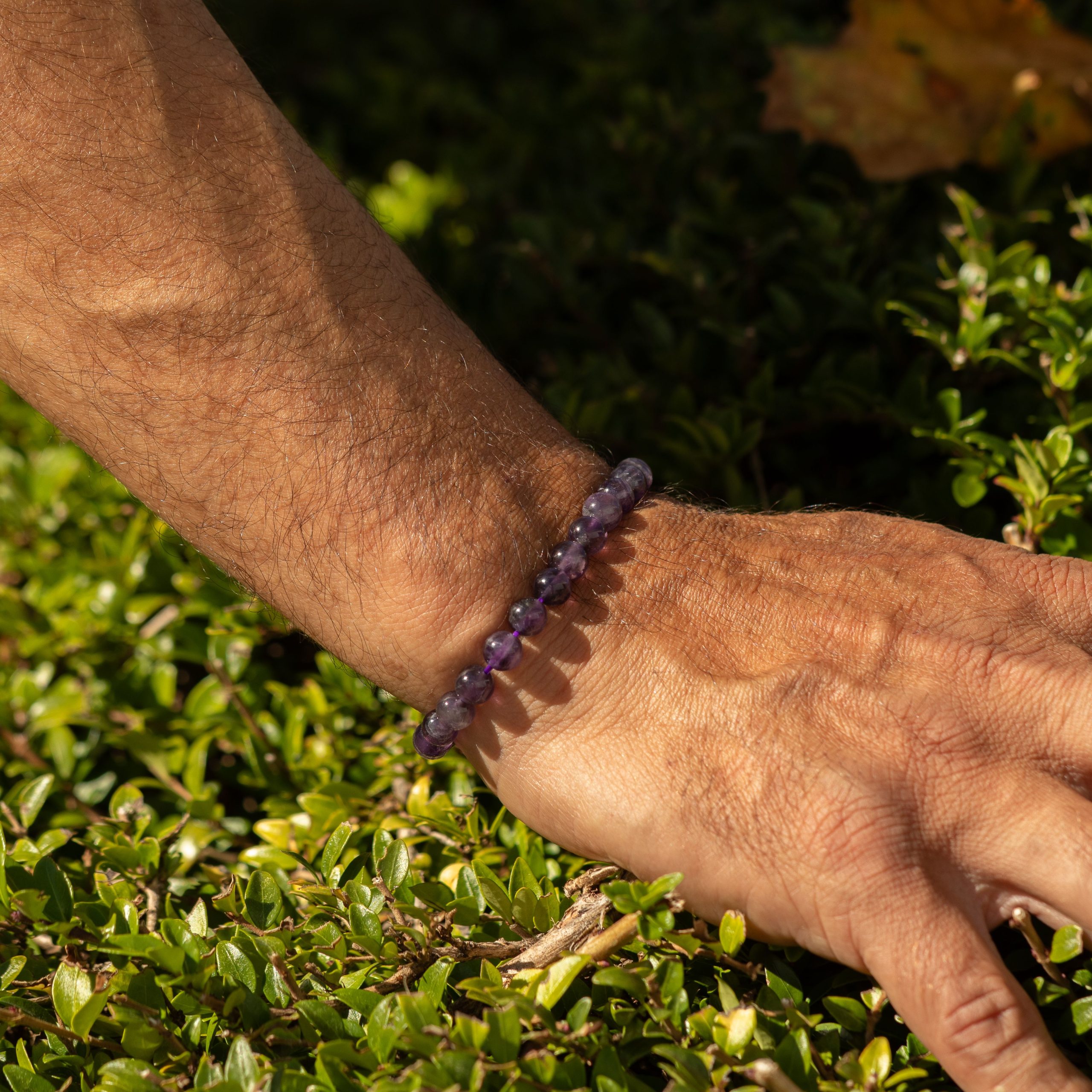 Petite Power Bracelet (17cmx6mm) - Amethyst - Image 4