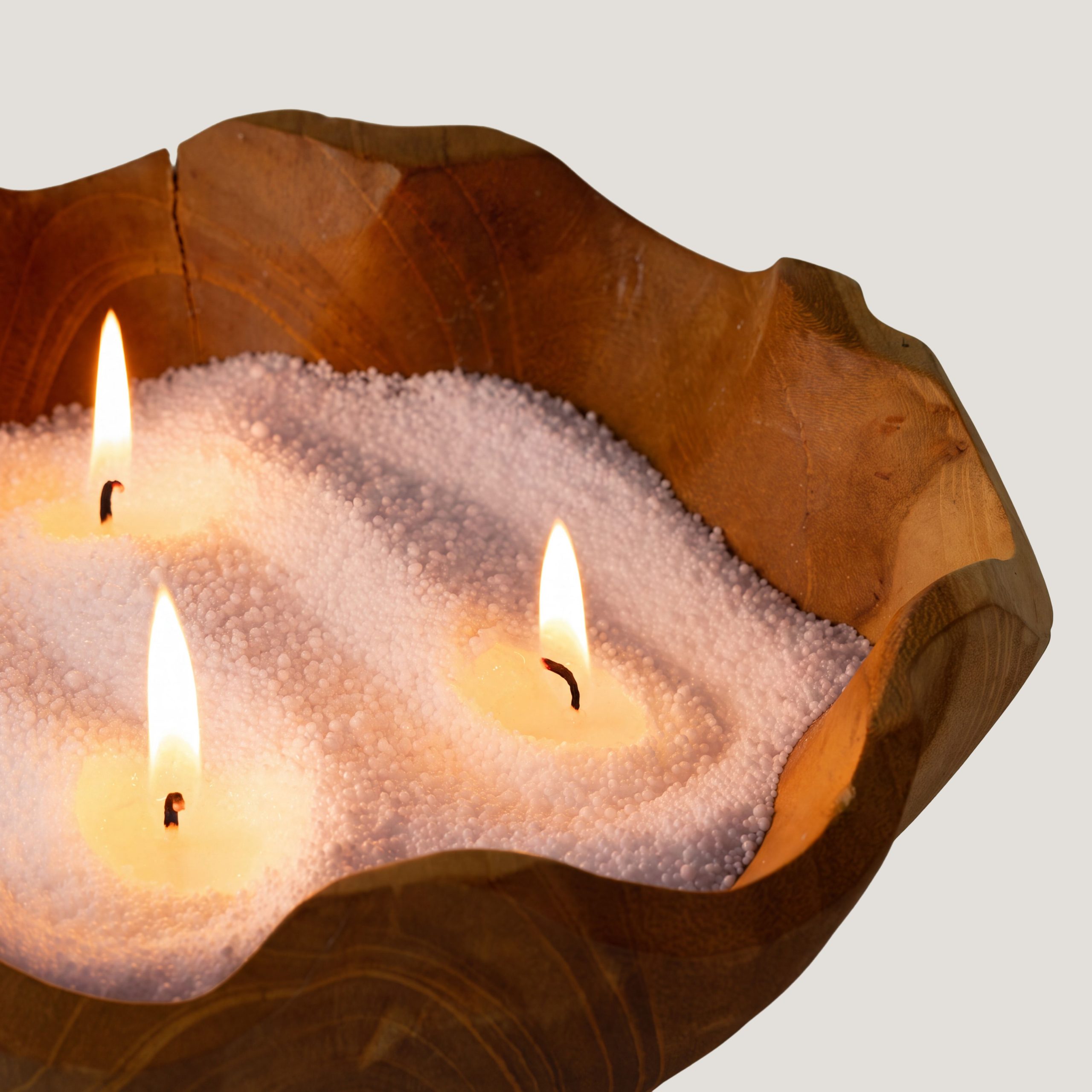 Fragranced Candle Sand - Latte Beige - Pure Serenity - 300g - Image 6