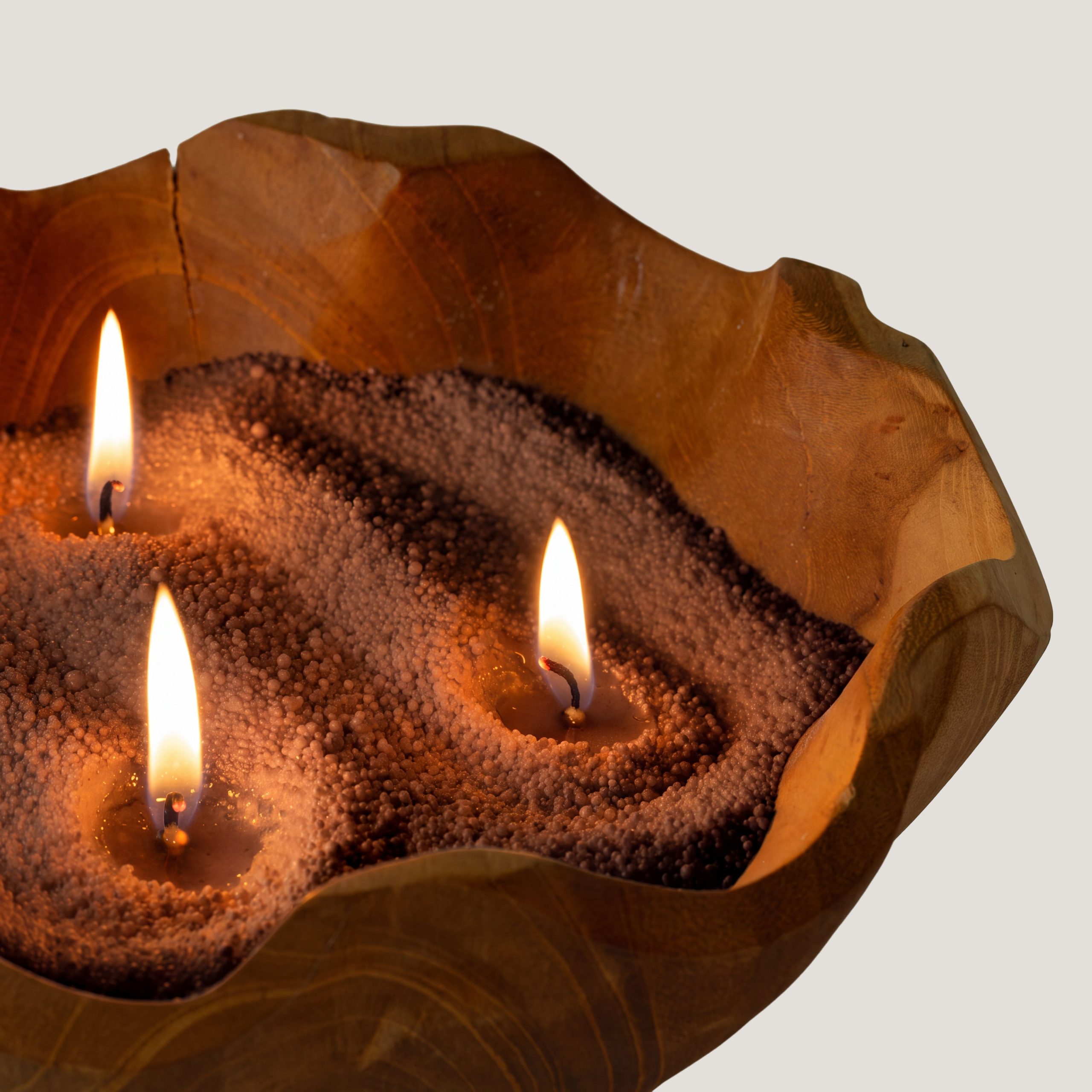 Fragranced Candle Sand - Chocolate Brown - Millionaire Gold - 300g - Image 12