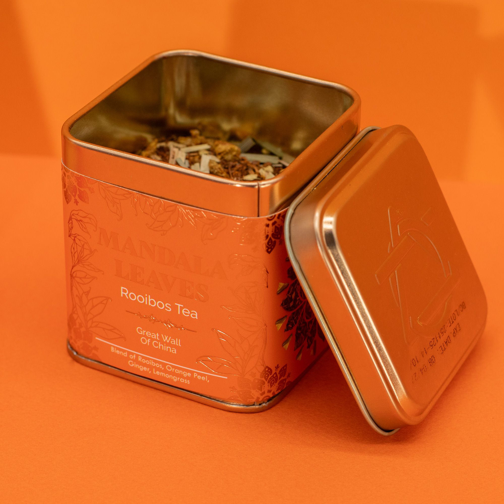 Decorative 50g Rooibos Eco Great Wall of China Tea in Tin - Image 5