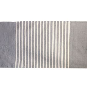 Indian Cotton Rug - 70x170cm - Grey