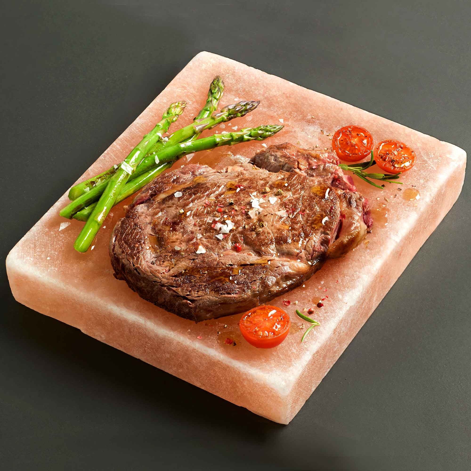 Himalayan Salt Cooking Plate - Square - 20x20x5cm decorative item. - Image 2