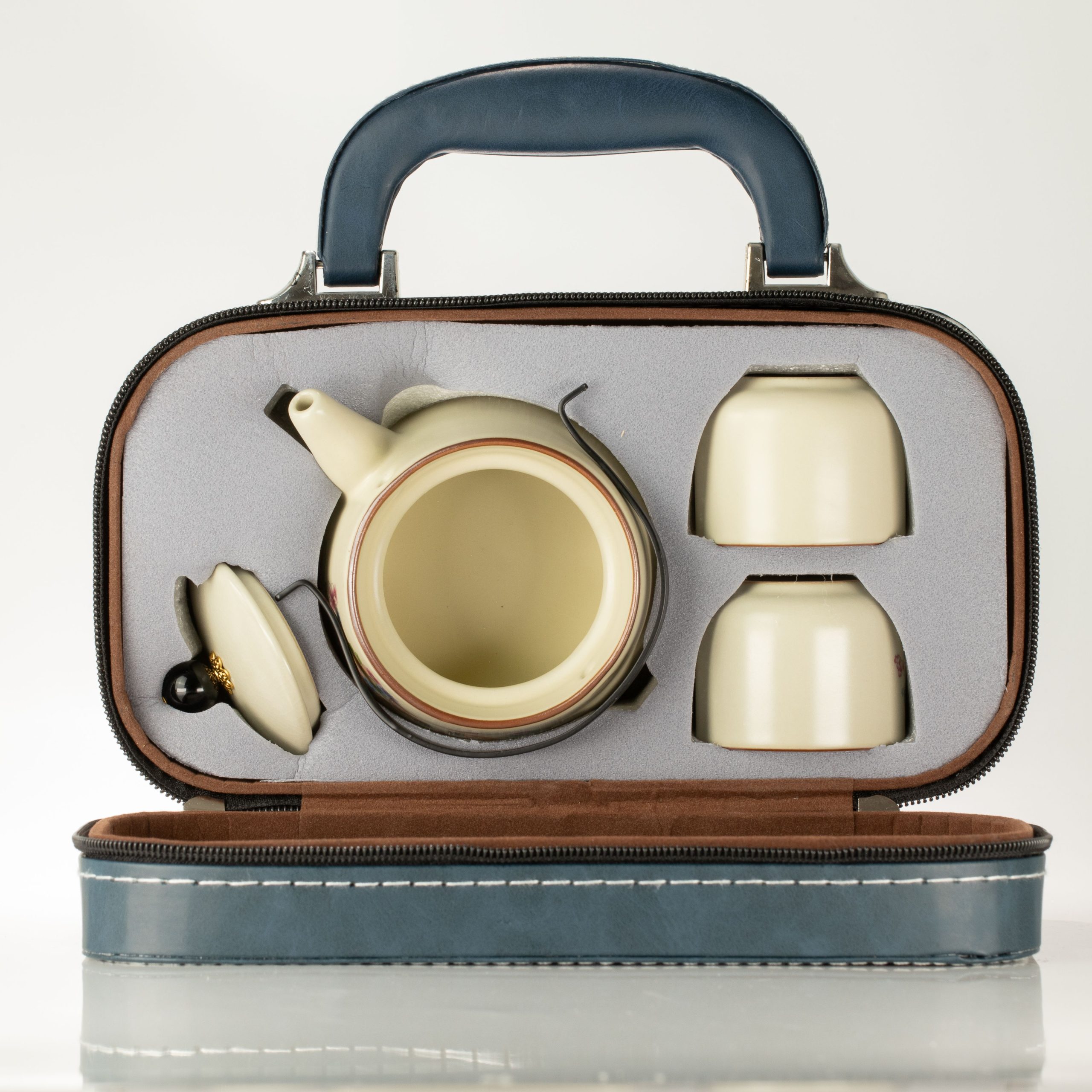 Travel Teapot Set & Two Cups - Cat Lover - Image 6