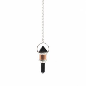 The Night Watcher- Combo Piece Copper Pendulum - Obsidian