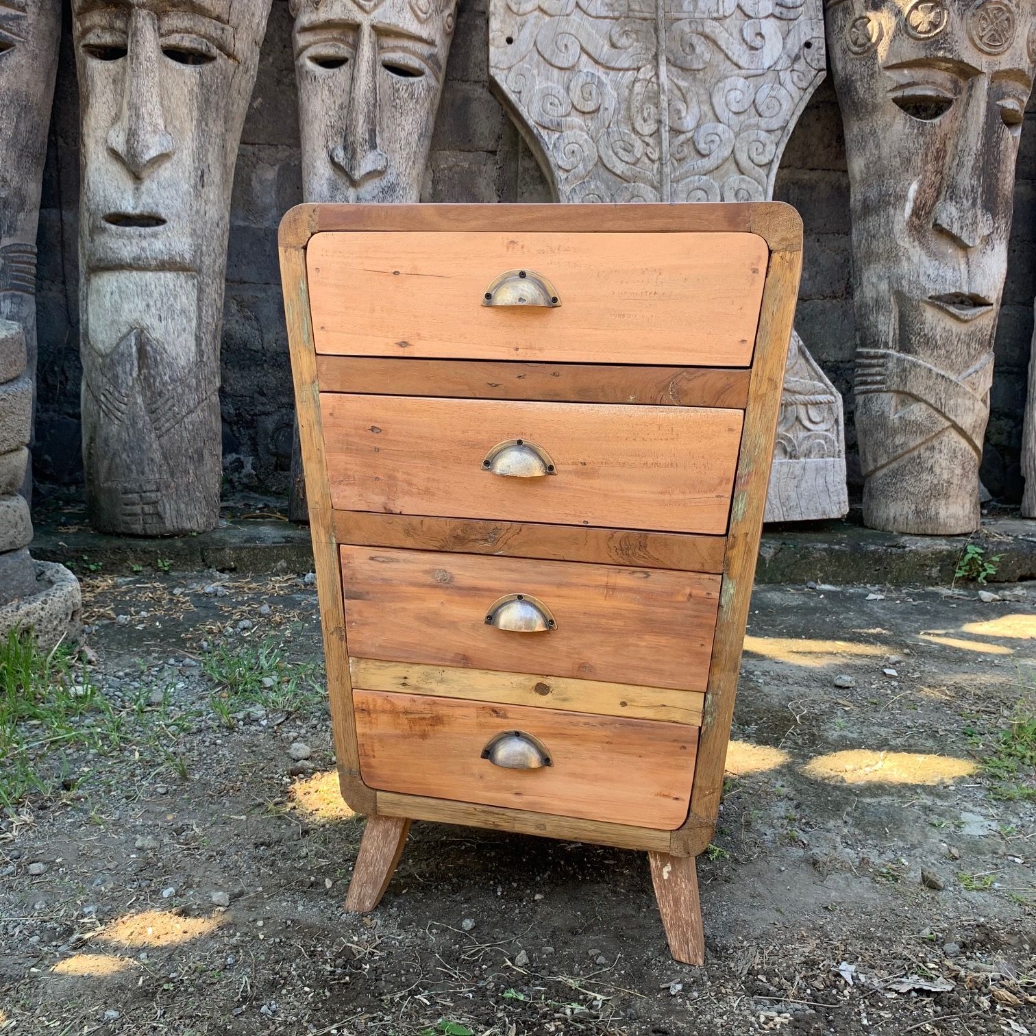 4 Draws Storage - Recycled Wood - Image 2